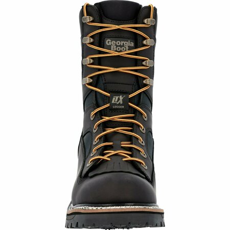 Georgia Boot LTX Logger Composite Toe Waterproof Work Boot, BLACK, M, Size 12 GB00619